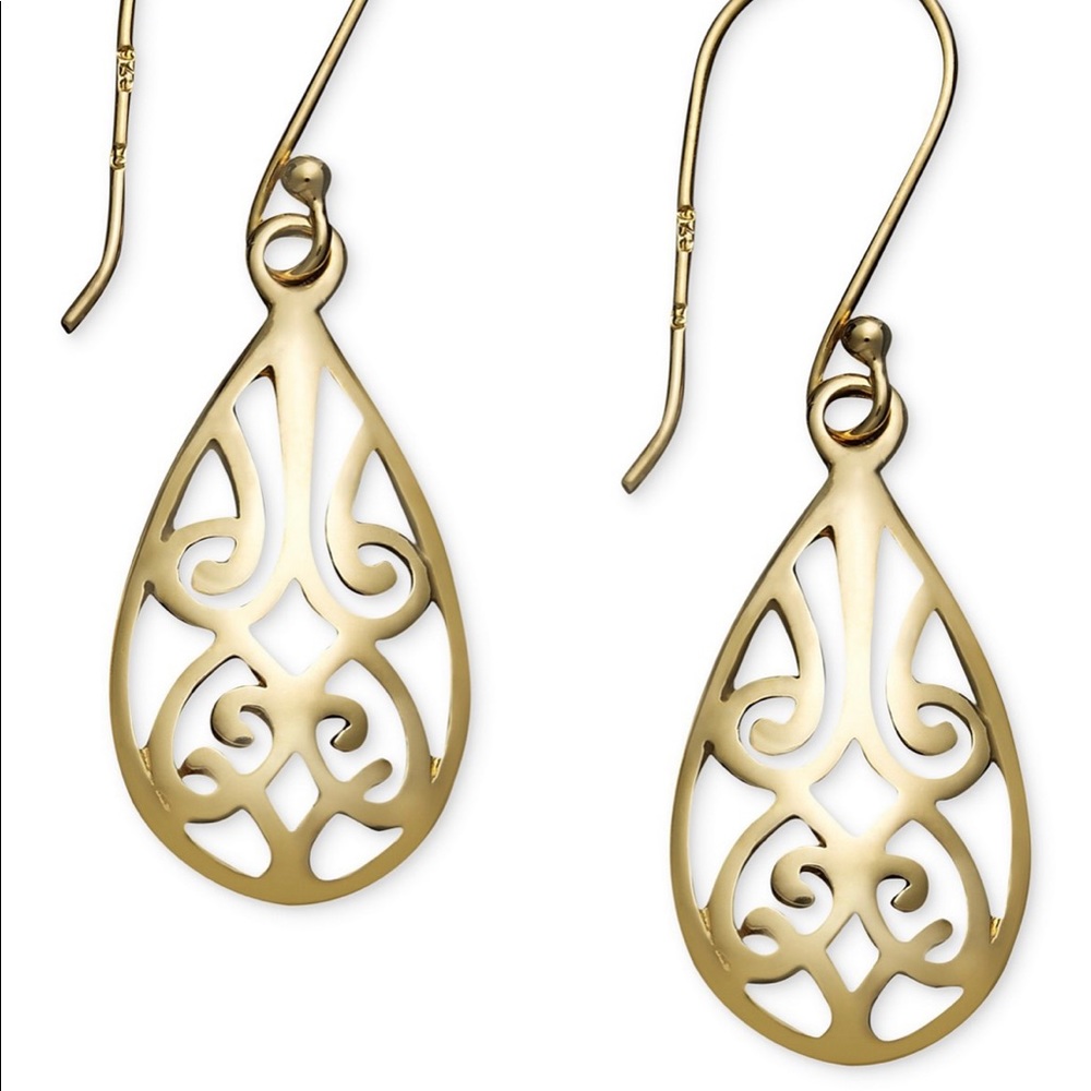 Filigree teardrop earrings ✨